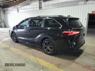 2021 Toyota Sienna XSE with VIN 5TDDRKEC5MS029633, listed as a Copart auction lot 54865605 with 320,217 mi miles and Salvage title. Bid and sale history available at DreamBid. Image 2.