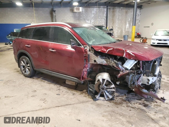 2022 Infiniti QX60 Luxe with VIN 5N1DL1FS8NC342420, listed as a Copart auction lot 79198454 with 43,126 mi miles and Salvage title. Bid and sale history available at DreamBid. Image 4.
