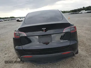 2022 Tesla Model Y Long Range with VIN 7SAYGDEE9NF436674, listed as a Copart auction lot 51478395 with 47,355 mi miles and Salvage Title. Bid and sale history available at carsss.com. Image 6.