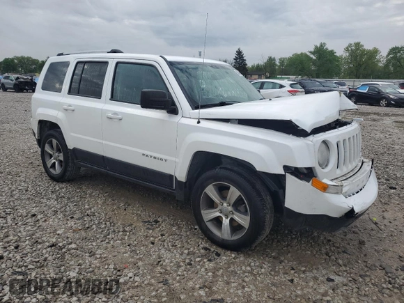 2017 Jeep Patriot High Altitude with VIN 1C4NJRFB6HD210574, listed as a Copart auction lot 55638065 with 132,151 mi miles and Salvage title. Bid and sale history available at DreamBid. Image 4.