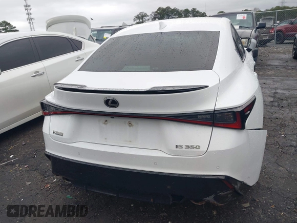 2021 Lexus IS with VIN JTHGZ1B23M5039150, listed as a IAAI auction lot 41228183 with 107,671 mi miles. Bid and sale history available at carsss.com. Image 16.