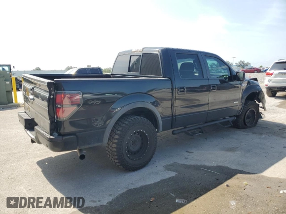 2014 Ford F-150 XL with VIN 1FTFW1ETXEFB42782, listed as a Copart auction lot 56055895 with 147,995 mi miles and Salvage title. Bid and sale history available at DreamBid. Image 3.
