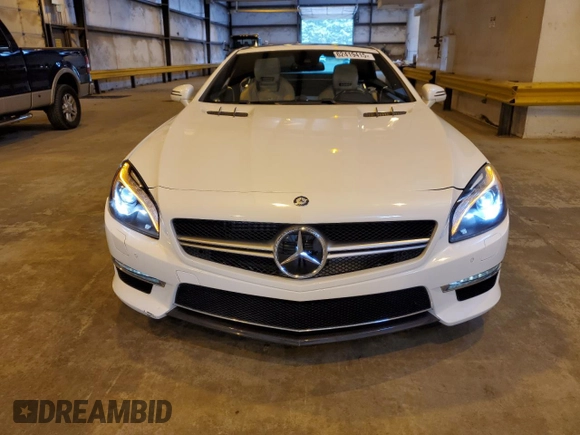 2013 Mercedes-Benz SL 63 AMG with VIN WDDJK7EA8DF008963, listed as a Copart auction lot 62419415 with 36,683 mi miles and Salvage title. Bid and sale history available at DreamBid. Image 5.