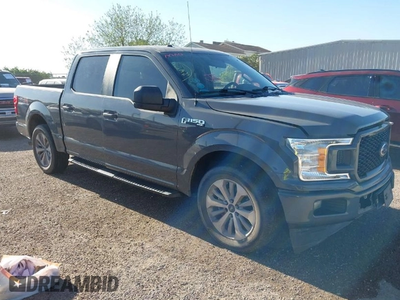 2018 Ford F-150 XL with VIN 1FTEW1CP3JFD38686, listed as a IAAI auction lot 41937827 with 106,765 mi miles. Bid and sale history available at carsss.com. Image 1.