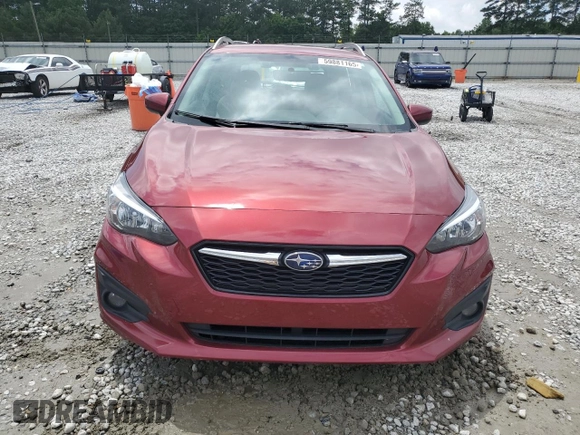 2018 Subaru Impreza Premium z VIN 4S3GTAD62J3709314, wystawiony jako Copart lot #59881165 z przebiegiem 56 482 mil mil oraz Szkoda całkowita • Salvage title. Historia ofert i sprzedaży dostępna na DreamBid. Obrazek 5.
