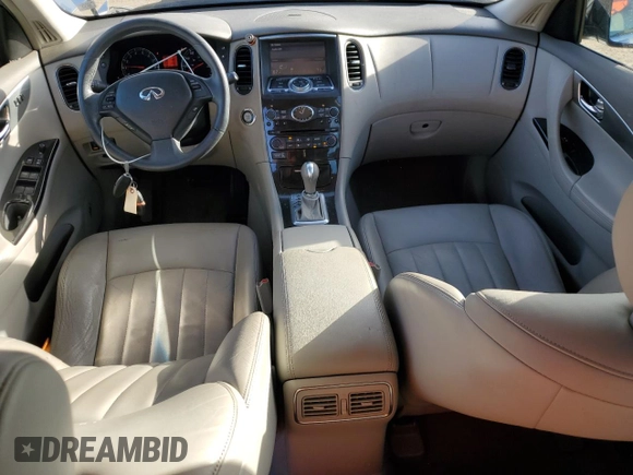 2008 Infiniti EX Journey with VIN JNKAJ09E28M304224, listed as a Copart auction lot 80590484 with 118,703 mi miles and Salvage Title. Bid and sale history available at DreamBid. Image 8.