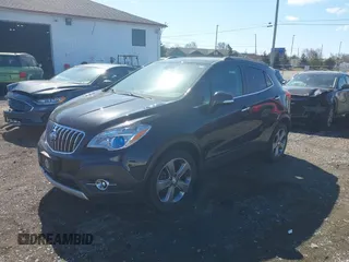 2014 Buick Encore Convenience with VIN KL4CJBSBXEB749396, listed as a IAAI auction lot 41860171 with 52,644 mi miles and . Bid and sale history available at DreamBid. Image 2.