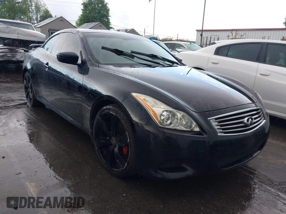 2009 Infiniti G37 with VIN JNKCV66E99M724066, listed as a IAAI auction lot 42002027 with 200,396 mi miles and . Bid and sale history available at DreamBid. Image 1.