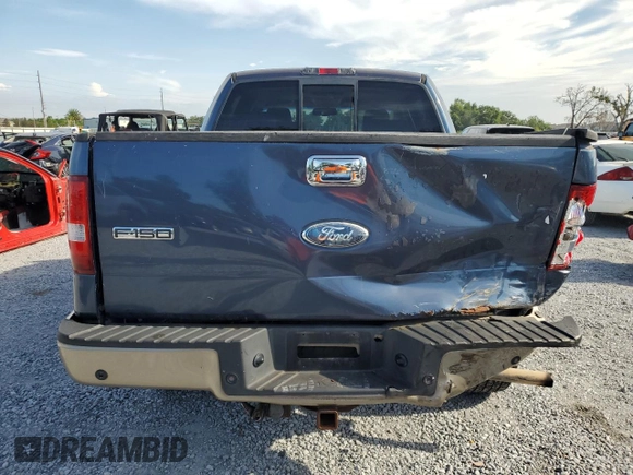 2006 Ford F-150 XLT with VIN 1FTPW12V46FB63283, listed as a Copart auction lot 65877505 with 241,448 mi miles and Salvage title. Bid and sale history available at DreamBid. Image 6.