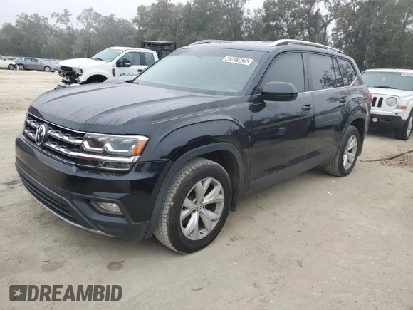 2018 Volkswagen Atlas SE with VIN 1V2CR2CA3JC504978, listed as a Copart auction lot 42823925 with 189,139 mi miles and Clean title. Bid and sale history available at DreamBid. Image 1.