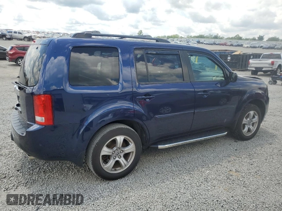 2013 Honda Pilot EX-L с VIN 5FNYF3H55DB021033, выставлен на аукционе Copart как лот 57101585 с пробегом 154 885 миль миль и Списание • Salvage title. История ставок и продаж доступна на DreamBid. Изображение 3.