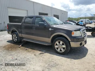 2006 Ford F-150 XLT with VIN 1FTPW14V06KC21359, listed as a Copart auction lot 62238015 with 281,038 mi miles and Salvage title. Bid and sale history available at DreamBid. Image 4.