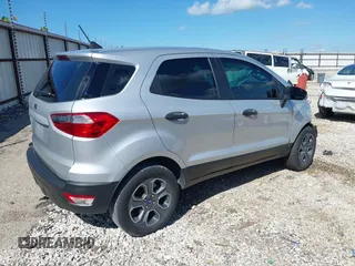 2021 Ford EcoSport S with VIN MAJ3S2FE6MC449330, listed as a IAAI auction lot 37742127 with 38,306 mi miles and . Bid and sale history available at DreamBid. Image 4.