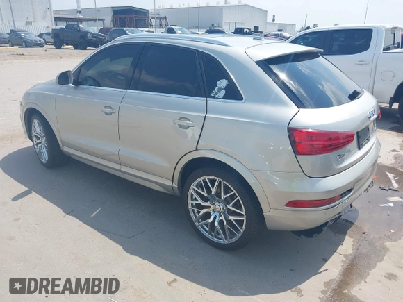 2016 Audi Q3 Premium Plus z VIN WA1EFCFS3GR002758, wystawiony jako IAAI lot #42262429 z przebiegiem 134 850 mil mil oraz . Historia ofert i sprzedaży dostępna na DreamBid. Obrazek 3.