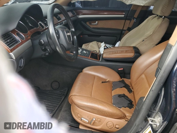 2007 Audi A8 z VIN WAULV44E27N023317, wystawiony jako Copart lot #41465715 z przebiegiem Nie podano mil oraz Szkoda całkowita • Salvage title. Historia ofert i sprzedaży dostępna na DreamBid. Obrazek 7.