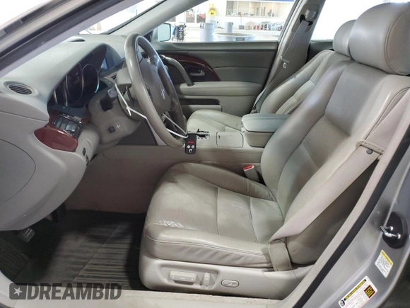 2008 Acura RL with VIN JH4KB16528C001848, listed as a Copart auction lot 42711235 with 156,055 mi miles and Salvage Title. Bid and sale history available at DreamBid. Image 7.