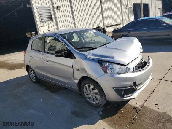 2020 Mitsubishi Mirage SE with VIN ML32A4HJ2LH010483, listed as a Copart auction lot 80148224 with 148,863 mi miles and Salvage Title. Bid and sale history available at carsss.com. Image 4.