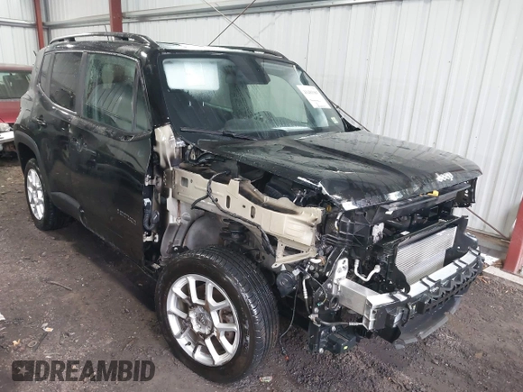 2020 Jeep Renegade Latitude with VIN ZACNJBBB5LPL69624, listed as a IAAI auction lot 41481985 with 45,432 mi miles. Bid and sale history available at carsss.com. Image 1.