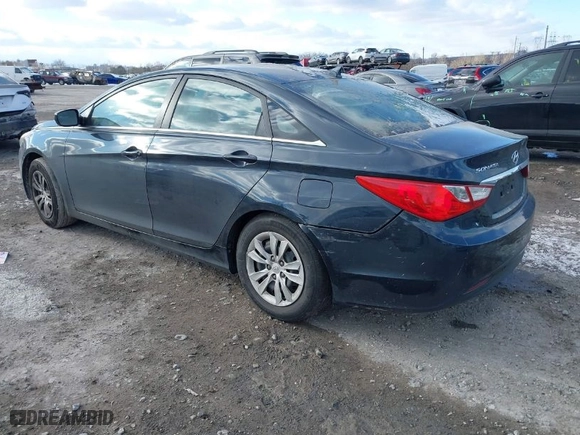 2011 Hyundai Sonata GLS PZEV with VIN 5NPEB4AC3BH212834, listed as a IAAI auction lot 41253992 with 159,026 mi miles. Bid and sale history available at carsss.com. Image 3.