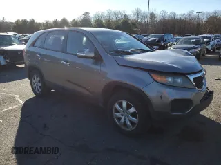 2011 Kia Sorento LX with VIN 5XYKT3A1XBG085760, listed as a Copart auction lot 88143855 with Not Provided miles and Salvage Title. Bid and sale history available at DreamBid. Image 4.
