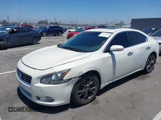 2014 Nissan Maxima SV with VIN 1N4AA5AP4EC907890, listed as a IAAI auction lot 42710257 with 125,659 mi miles and . Bid and sale history available at DreamBid. Image 2.