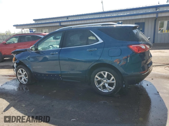 2021 Chevrolet Equinox Premier z VIN 2GNAXXEV9M6115343, wystawiony jako Copart lot #56357955 z przebiegiem 75 439 mil mil oraz Szkoda całkowita • Salvage title. Historia ofert i sprzedaży dostępna na DreamBid. Obrazek 2.