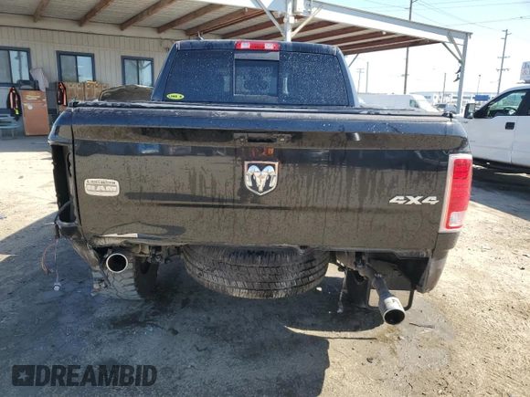 2018 Ram 1500 Longhorn with VIN 1C6RR7PT3JS104632, listed as a Copart auction lot 47736645 with 49,588 mi miles and Salvage title. Bid and sale history available at DreamBid. Image 6.