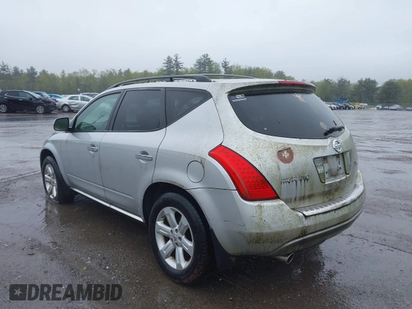 2007 Nissan Murano SL with VIN JN8AZ08W27W652598, listed as a IAAI auction lot 42231449 with 161,458 mi miles and . Bid and sale history available at DreamBid. Image 3.
