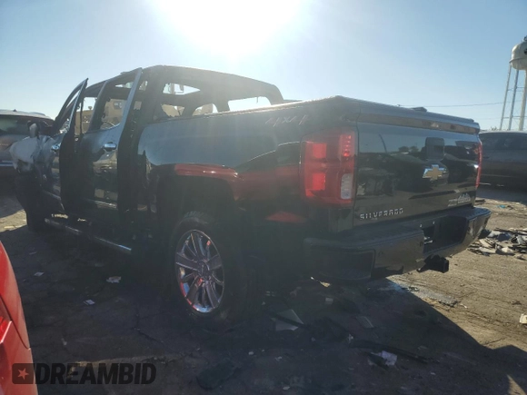 2018 Chevrolet Silverado 1500 High Country with VIN 3GCUKTEJ6JG580057, listed as a Copart auction lot 76290224 with Not Provided miles and Non Repairable. Bid and sale history available at DreamBid. Image 2.