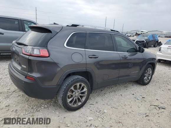 2020 Jeep Cherokee Latitude Plus with VIN 1C4PJLLB9LD548909, listed as a Copart auction lot 44524555 with 88,129 mi miles and Salvage Title. Bid and sale history available at carsss.com. Image 3.