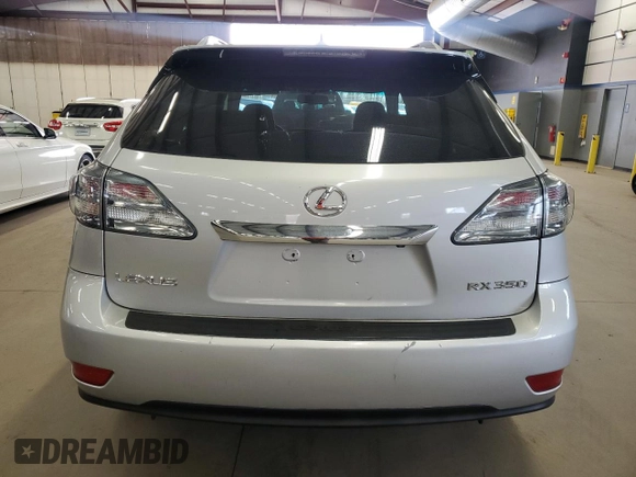 2010 Lexus RX 350 with VIN 2T2BK1BA9AC021799, listed as a Copart auction lot 54621915 with 282,289 mi miles and Clean Title. Bid and sale history available at carsss.com. Image 6.