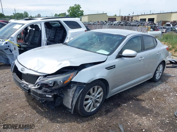 2014 Kia Optima EX with VIN 5XXGN4A79EG339431, listed as a IAAI auction lot 39792297 with 101,446 mi miles. Bid and sale history available at carsss.com. Image 2.