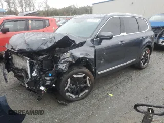 2024 Kia Telluride EX with VIN 5XYP34GCXRG469228, listed as a Copart auction lot 81330844 with 15,442 mi miles and Salvage Title. Bid and sale history available at carsss.com. Image 1.