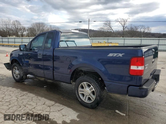 2008 Ford F-150 XL with VIN 1FTRF12W28KE94083, listed as a Copart auction lot 44202045 with 154,396 mi miles and Salvage title. Bid and sale history available at DreamBid. Image 2.