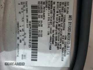 2004 Ford Taurus SE с VIN 1FAFP53204G153125, выставлен на аукционе Copart как лот 63232325 с пробегом 90 885 миль миль и Чистый • Clean title. История ставок и продаж доступна на DreamBid. Изображение 12.