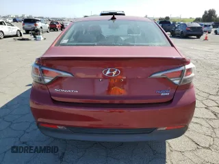 2016 Hyundai Sonata Hybrid Limited with VIN KMHE34L11GA009587, listed as a Copart auction lot 48520245 with 78,609 mi miles and Salvage Title. Bid and sale history available at carsss.com. Image 6.