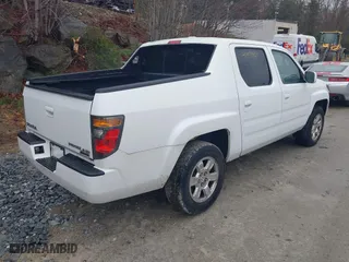 2008 Honda Ridgeline RTL with VIN 2HJYK16528H509919, listed as a IAAI auction lot 41978431 with 163,684 mi miles. Bid and sale history available at carsss.com. Image 4.