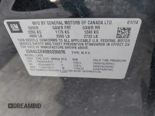 2014 Chevrolet Equinox LT with VIN 2GNALCEK8E6236876, listed as a IAAI auction lot 42011282 with 159,655 mi miles and . Bid and sale history available at DreamBid. Image 9.