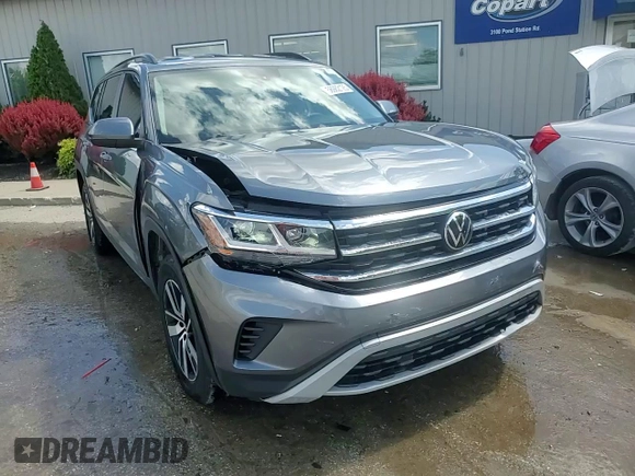 2023 Volkswagen Atlas SE with VIN 1V2DP2CA0PC508084, listed as a Copart auction lot 56982125 with 45,156 mi miles and Salvage title. Bid and sale history available at DreamBid. Image 14.