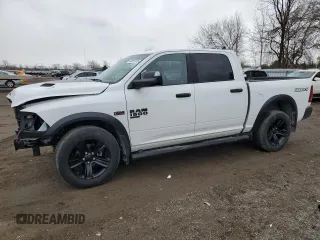 2021 Ram 1500 Warlock z VIN 1C6RR7LT5MS502595, wystawiony jako Copart lot #48821275 z przebiegiem 62 281 mil mil oraz Szkoda całkowita • Salvage title. Historia ofert i sprzedaży dostępna na DreamBid. Obrazek 1.