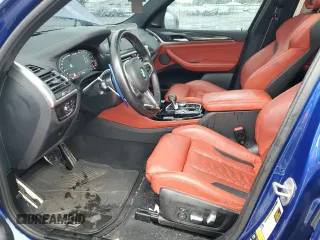 2023 BMW X3 M with VIN 5YM13EC05P9R94131, listed as a Copart auction lot 61018825 with 9,366 mi miles and Salvage title. Bid and sale history available at DreamBid. Image 7.