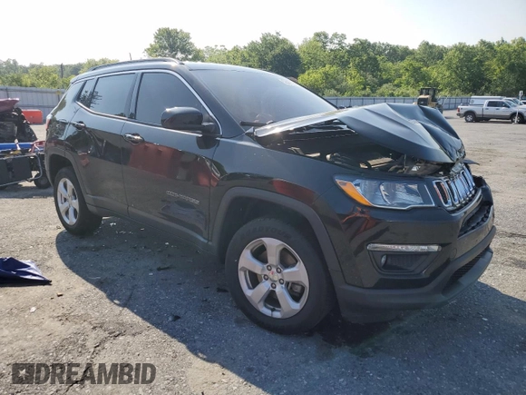 2019 Jeep Compass Latitude z VIN 3C4NJDBB2KT678537, wystawiony jako Copart lot #59527385 z przebiegiem 51 418 mil mil oraz Szkoda całkowita • Salvage title. Historia ofert i sprzedaży dostępna na DreamBid. Obrazek 4.