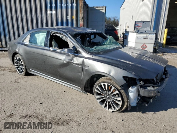 2017 Lincoln Continental Select z VIN 1LN6L9TP1H5600891, wystawiony jako Copart lot #83060344 z przebiegiem Nie podano mil oraz Czysty tytuł • Clean title. Historia ofert i sprzedaży dostępna na DreamBid. Obrazek 4.