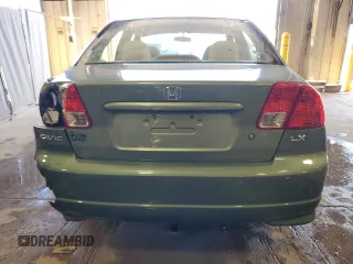 2004 Honda Civic LX with VIN 1HGES16584L020091, listed as a Copart auction lot 50308095 with 97,208 mi miles and Salvage Title. Bid and sale history available at DreamBid. Image 6.