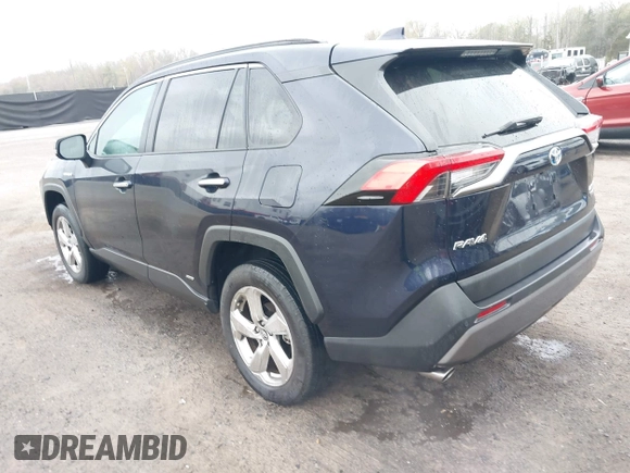 2020 Toyota RAV4 Hybrid Limited with VIN 4T3DWRFV1LU005327, listed as a IAAI auction lot 41886432 with 13,107 mi miles. Bid and sale history available at carsss.com. Image 3.