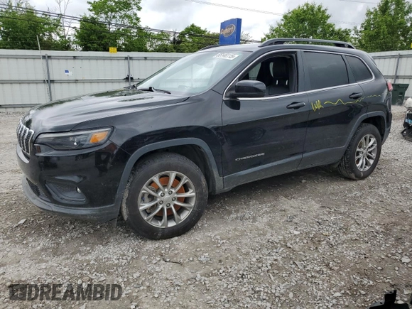 2022 Jeep Cherokee Latitude Lux with VIN 1C4PJMMX5ND500116, listed as a Copart auction lot 55146115 with Not provided miles and Salvage title. Bid and sale history available at DreamBid. Image 1.