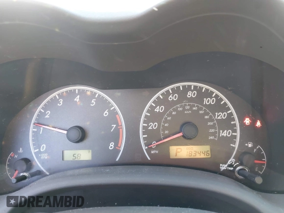 2010 Toyota Corolla with VIN 2T1BU4EE7AC407636, listed as a IAAI auction lot 41120137 with 183,446 mi miles and . Bid and sale history available at DreamBid. Image 7.