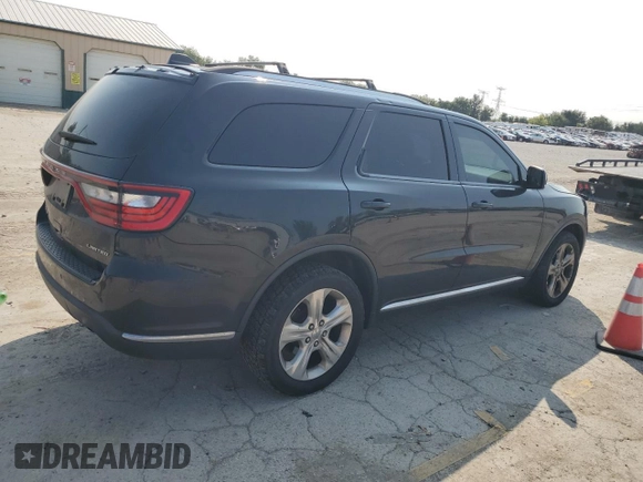 2015 Dodge Durango Limited with VIN 1C4RDJDG8FC810900, listed as a Copart auction lot 70582914 with 143,972 mi miles and Clean title. Bid and sale history available at DreamBid. Image 3.