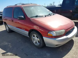 1999 Nissan Quest GXE with VIN 4N2XN11T8XD818140, listed as a IAAI auction lot 41838628 with 205,841 mi miles. Bid and sale history available at carsss.com. Image 1.