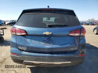 2024 Chevrolet Equinox LT with VIN 3GNAXUEG9RL138687, listed as a Copart auction lot 47058015 with 10,509 mi miles and Salvage Title. Bid and sale history available at DreamBid. Image 6.